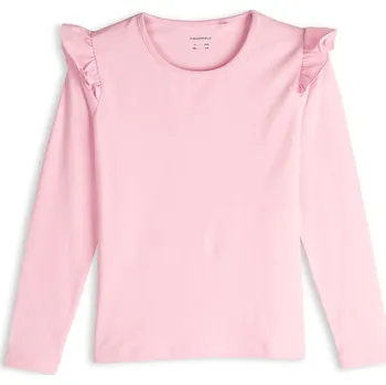 Dětská móda GATE Bavlněné tričko s volány 10Y 825-0251/622