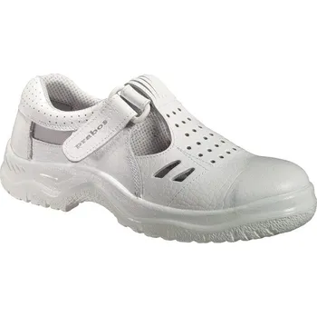 Těžké boty Bezpečnostní sandály PRABOS RICHARD S1, s ocelovou špicí Velikost: 43, Barvy: bílá