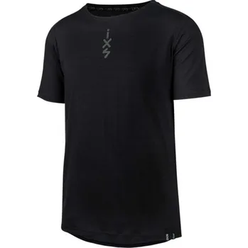 cyklistický dres IXS Flow Merino jersey, black, XL