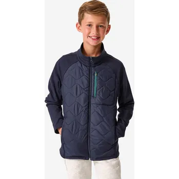 Chlapecké oblečení DECATHLON Dětská tenká bunda na přechodné období 8 LET MODRÁ|ZELENÁ