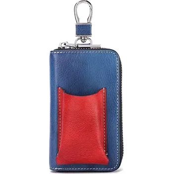 Bullcaptain kožené pouzdro na klíče Reille Modré