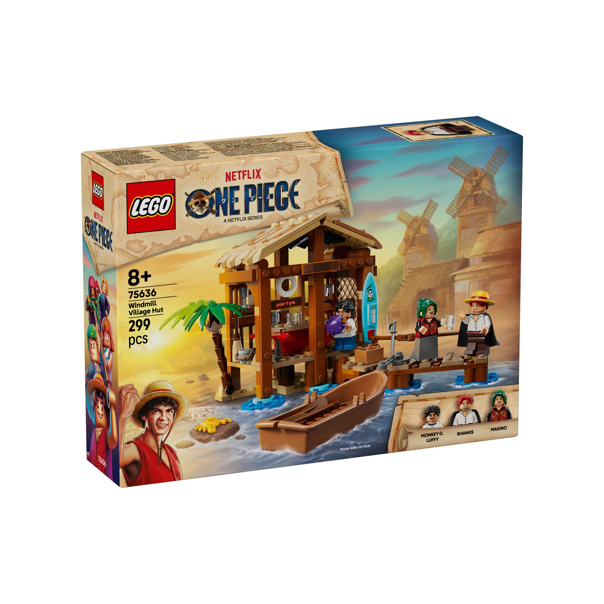 Fotografie 1 - Stavebnice LEGO LEGO One Piece 75636 Chatrč v Mlýnové vesnici