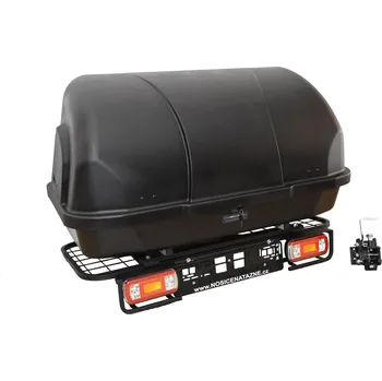 Nosič kol AM NOSIČE Univerzální šroubová sklopná platforma + přepravní box 400l