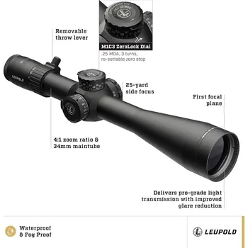 Puškohled Leupold Puškohled Leupold, MARK 4HD, 8-32x56mm, FFP PR2-Mil, ZL, tubus 34mm, černý