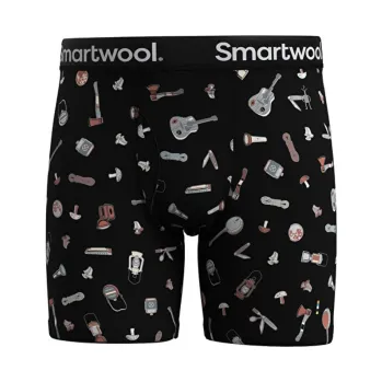 Pánské termo spodní prádlo Smartwool MERINO BOXER BRIEF BOXED Man, Black Gone Camping