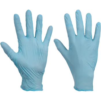 Pracovní rukavice DERMIK Nepudrované rukavice NA35 nitril,100ks Velikost: 08