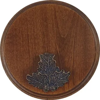 Dřevo Novák Podložka pod trofej č.313 - kaštan+bronzový list malý