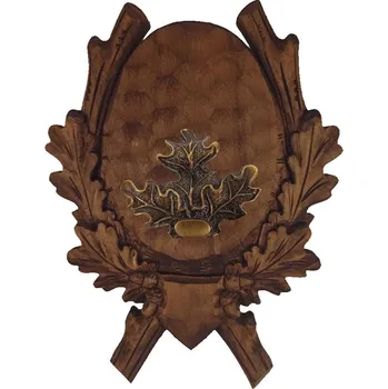 Dřevo Novák Podložka pod trofej č.220 - hnědá litinové krytí zbraní