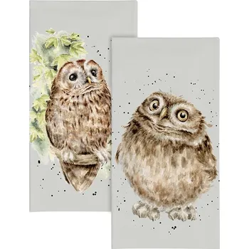 Wrendale Designs Wrendale papírové kapesníky 4 vrstvé Round Owl sova 21x21cm 10ks