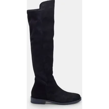 Dámská zimní obuv Baťa dámské semišové vysoké kozačky černé, vel. 40