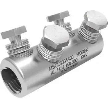 MOREK MSCL3004A00 Kabelová trhací spojka MSCL300 Al/Cu 150-300mm2, 4x Al šroub, 12kV (MOREK MSCL3004A00)