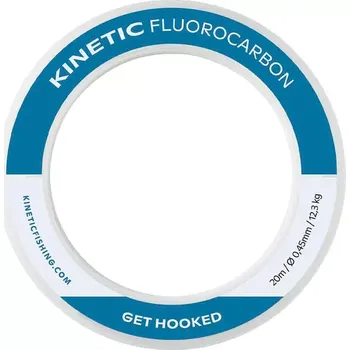 Kinetic fluocarbon 0.60mm 16.00kg, 20m, čirý (Kvalitní fluocarbon pro sladkovodní i mořský rybolov.)