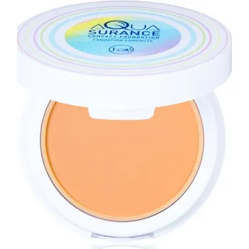 Make-up J.Cat Beauty Aquasurance kompaktní pudrový make-up pro střední až plné krytí odstín 102A Light Beige 9 g