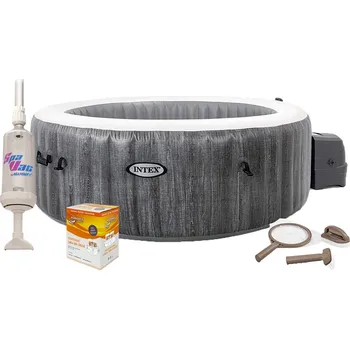 Vířivka Intex | Vířivý bazén Pure Spa - Bubble Greywood Deluxe AP 4 + výhodná sada příslušenství | 19900145