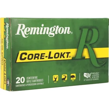 Příslušenství pro sportovní střelbu Remington Náboj kulový Remington, Core-Lokt, .30-06 Sprg., 180GR (11,7g), Core-Lokt SP