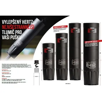 Příslušenství pro sportovní střelbu A-TEC Tlumič A-TEC, model H2 Mega, 3 modulový, pro ráže do .223" (5,56mm) na adaptér A-LOCK Mini