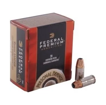 Příslušenství pro sportovní střelbu Federal Náboj kulový Federal, Personal Defense, 9mm Luger, 124GR (8,0g), Hydra Shok JHP