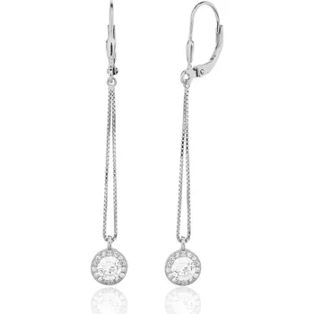 Náušnice Náušnice JVD SVLE3413XJ6BI00 stříbrné