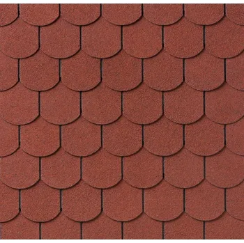 asfaltová šindel Střešní šindel IKO SUPERGLASS 2.0 bobrovka / č.10 cihlová, asfaltová Pro hřeben= Superglass 3TAB