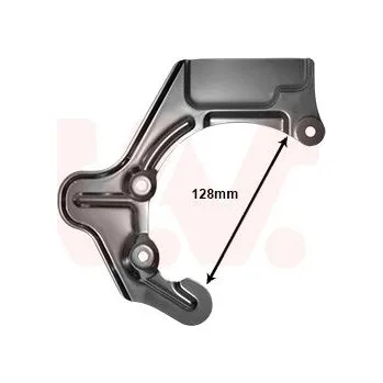 Brzdový kotouč Ochranný plech proti rozstřikování, brzdový kotouč VAN WEZEL 5824372