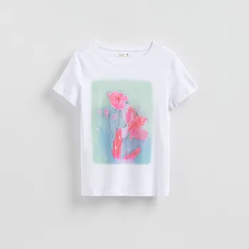 Dámské tričko Reserved - Tričko s potiskem - bílá - WC354-00X - WC354-00X-XL