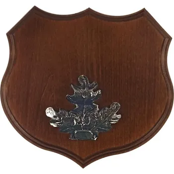 Dřevo Novák Podložka pod trofej č.362 - kaštan + stříbrné litinové krytí