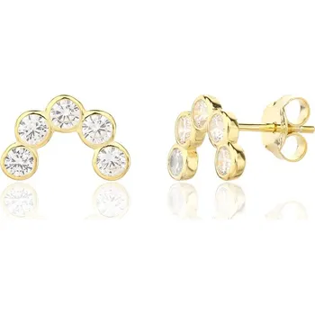 Náušnice Náušnice JVD SVLE3331XJ6GO00 stříbrné