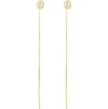 Náušnice Náušnice JVD SVLE3361XJ6GO00 stříbrné