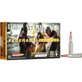 Vzduchovka Federal Náboj kulový Federal, Premium, 6,5mm Creedmoor, 120GR (7,78g), Trophy Copper