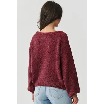 Dámská móda Makadamia S168 Bordó One size