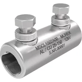 MOREK MSCL1502A00 Kabelová trhací spojka MSCL150 Al/Cu 25-150mm2, 2x Al šroub, 12kV (MOREK MSCL1502A00)