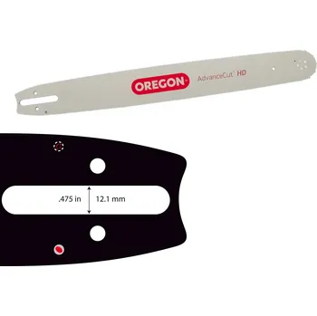 Pilová lišta Vodící lišta OREGON AdvanceCut HD 20", .3/8", 1,6 mm; 203SLHD025