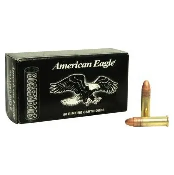 Příslušenství pro sportovní střelbu Federal Náboj kulový Federal, American Eagle, Subsonic Suppressor, .22 LR, 45GR (2,92g), CP HP