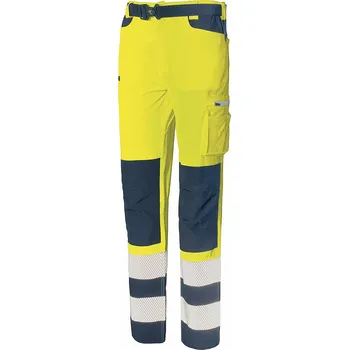 reflexní vesta KALHOTY SOFTSHELL ŽLUTÁ FLUO/MODRÁ M Varianta: KALHOTY SOFTSHELL ŽLUTÁ FLUO/MODRÁ M