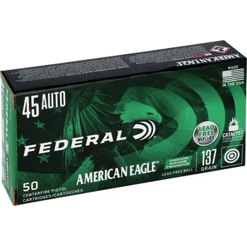 Příslušenství pro sportovní střelbu Federal Náboj kulový Federal, American Eagle, .45 ACP, 140GR (9,0g), IRT