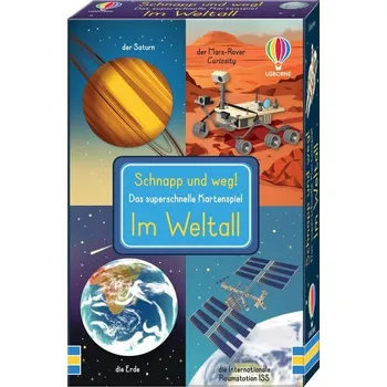 První čtění Schnapp und weg! Das superschnelle Kartenspiel: Im Weltall - Fiona Watt