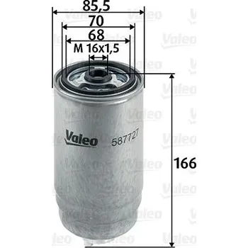 Filtr do auta Palivový filtr VALEO 587727