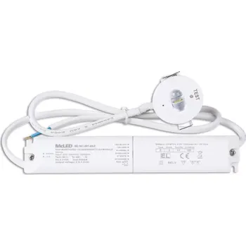 Nouzové osvětlení Zapuštěné nouzové svítidlo Insert C, 1W, 1,5Ah, 3h doba zálohy, corridor, 6000K