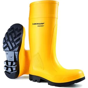 Pracovní obuv DUNLOP Holínky PUROFORT YELLOW S5 Velikost: 43, Barvy: Žlutá