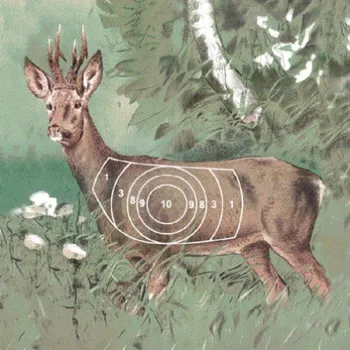 Terč na sportovní střelbu IBO Vzduchovkový terč - srnec