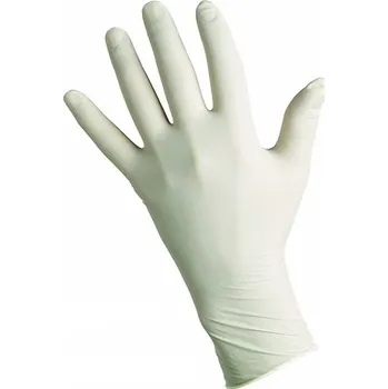 Pracovní rukavice Jednorázové rukavice 1710, latex, nepudrované Velikost: L