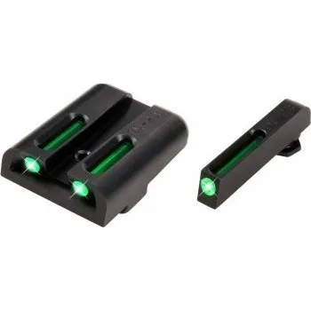 Příslušenství pro sportovní střelbu Truglo Mířidla Truglo, TFO - Tritium+optické vlákno, pro pistole Glock (nízké), zelené