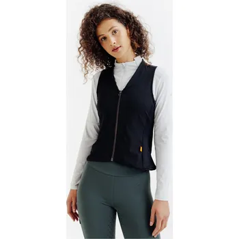 Chránič páteře FOUGANZA Jezdecký chránič páteře pružný 500 D3O® L ČERNÁ