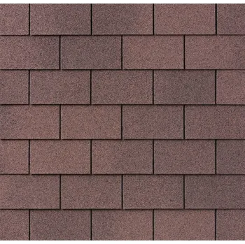 asfaltová šindel Střešní šindel IKO ARMOURGLASS PLUS 2.0 obdélník 4-tab / č.07 podvojná hnědá, asfaltová 1bal=8m hřeben/ nároží