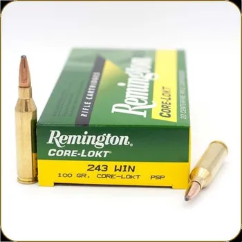 Příslušenství pro sportovní střelbu Remington Náboj kulový Remington, Core-Lokt, .243 Win. , 100GR (6,4g), Soft Point, PSSP CL
