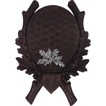 Dřevo Novák Podložka pod trofej č.219 - černá okrasné plechové krytí zbraní