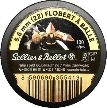 Příslušenství pro sportovní střelbu Sellier & Bellot a.s. 22 Flobert 5,6mm 1,15g