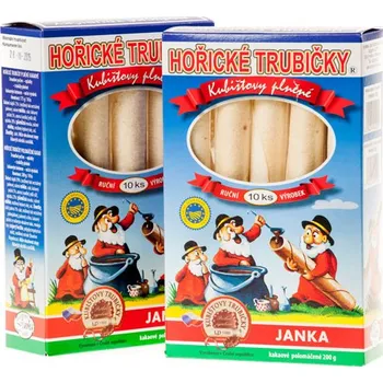 Hořické trubičky plněné kakaové 175g (10ks)