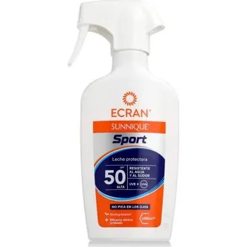 Přípravek na opalování Ecran Sunnique Sport Protective Milk Spray SPF50 opalovací mléko ve spreji 270 ml