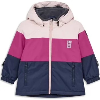 Dívčí bunda Dívčí zimní bunda LEGO® kidswear LWJERI 702 104 Růžová, Tmavě modrá